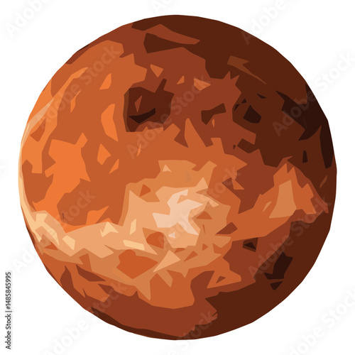 Sun space icon