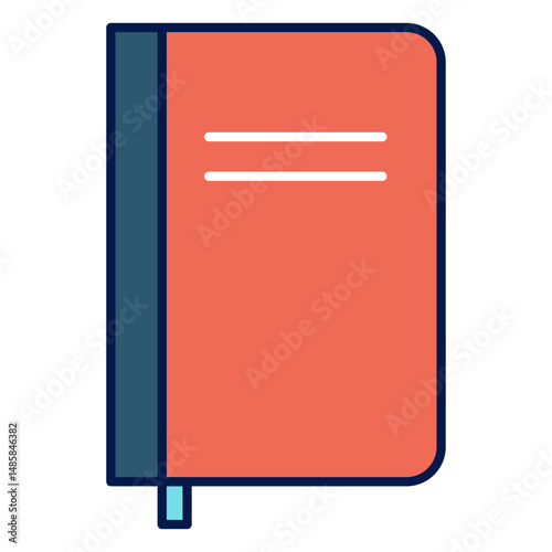Notebook school icon