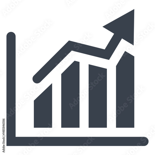 Marketing graph icon