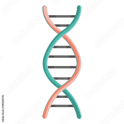 Dna chain gene illustration
