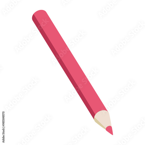 Pencil red slate pencil flat