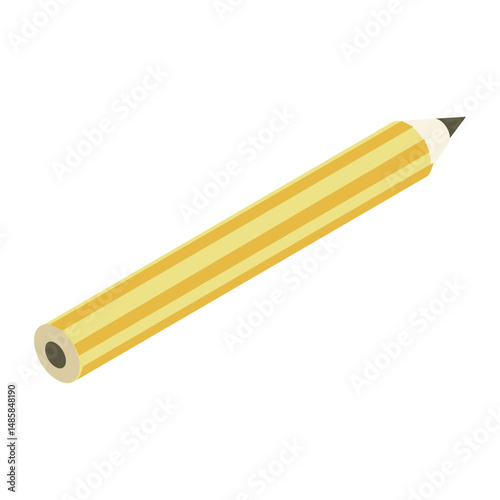 Pencil sharp slate pencil flat