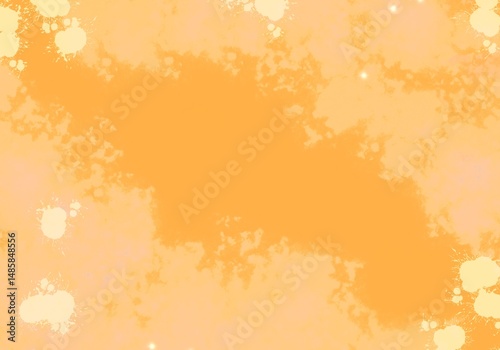 Abstract Splashed Cream Watercolour Background