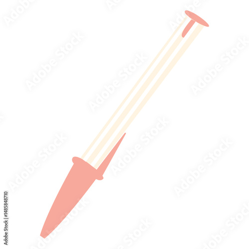Ballpoint pen flat icon