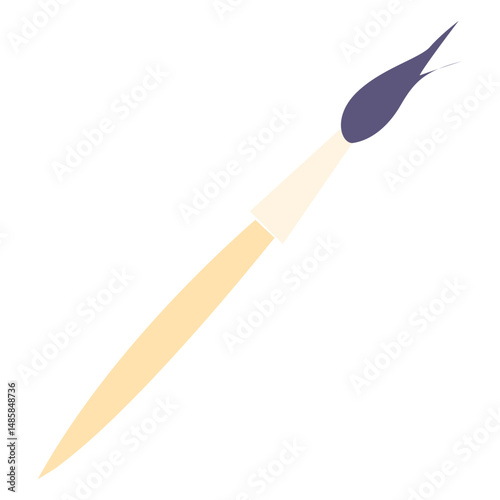 Drawing brush flat icon