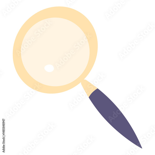 Magnifying glass flat icon