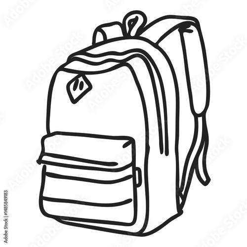 School bag doodle