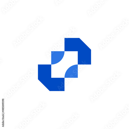 Free Download Modern Monogram Logomark - GFXLoad