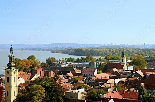 View of Belgrade and the Danube River