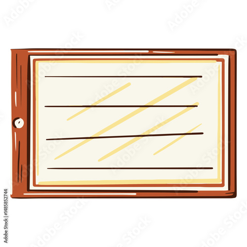Schoolboard classroom illustration