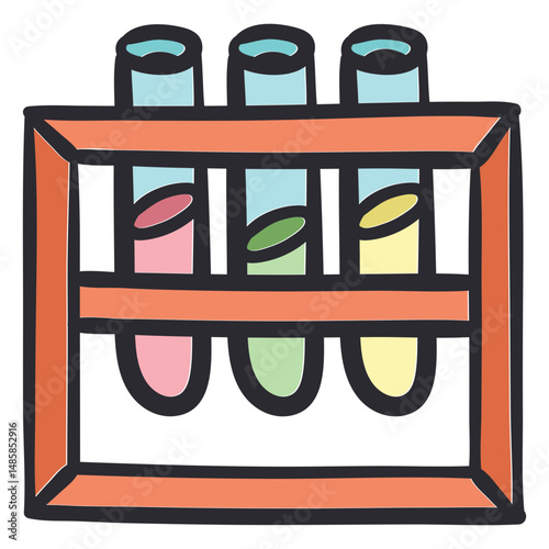 Test tube rack stroke color
