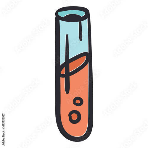 Test tube stroke color