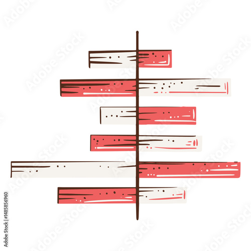 Bar diagram illustration