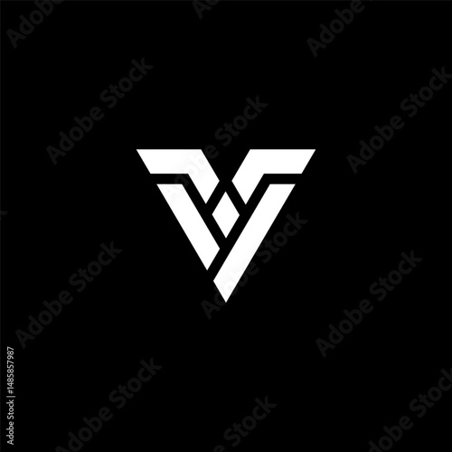 Modern Letter V Logo