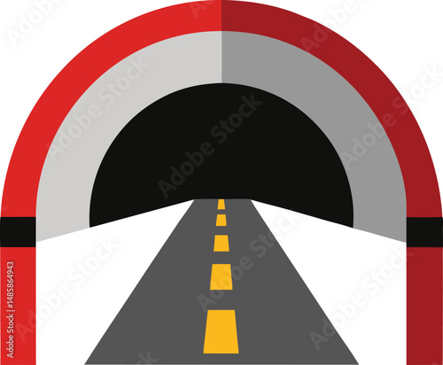 road and traffic sign