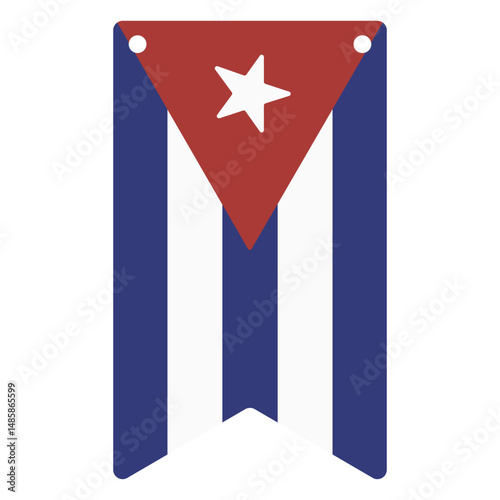 National flag of Czech Cuba 
