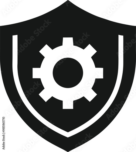 shield with gear