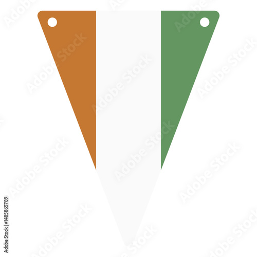 The national flag of Ireland