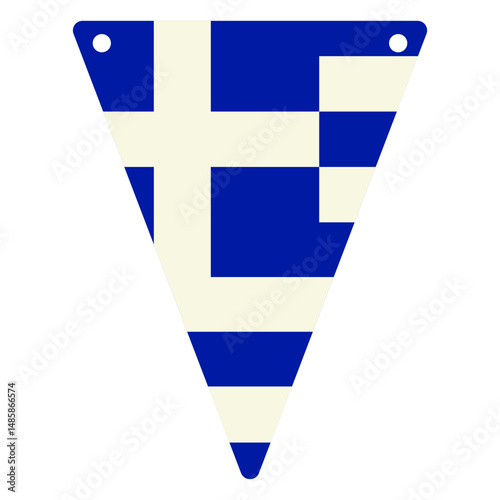 Triangular flag of Greece