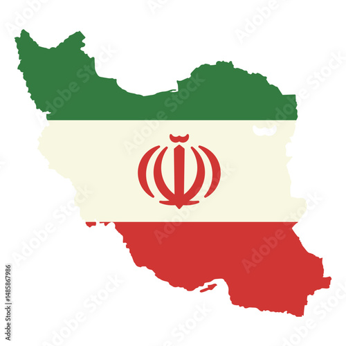 The flag of iran