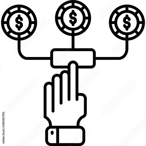 Subscription business model Icon