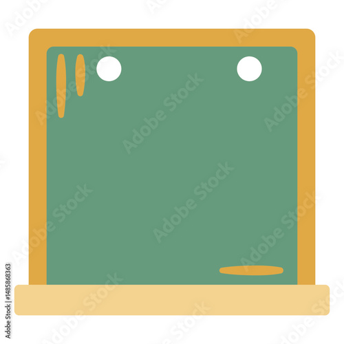 Green chalkboard icon