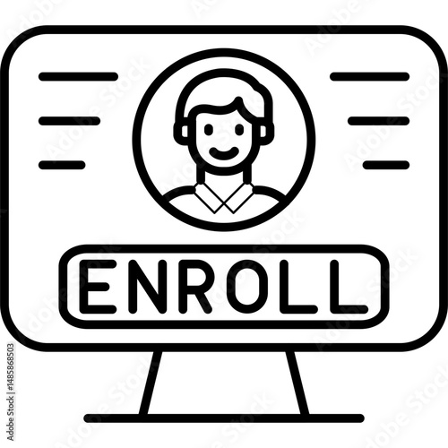 Open enrollment Icon
