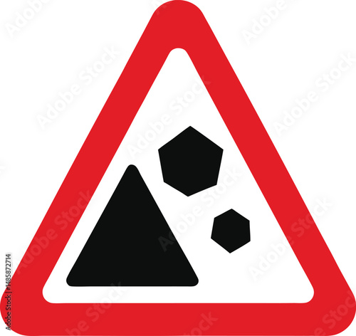 traffic sign on a white background