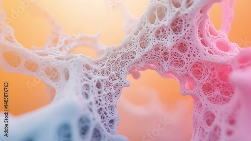 Abstract Colorful Background Composition with Fluid Shapes and Textures for Creative Designs