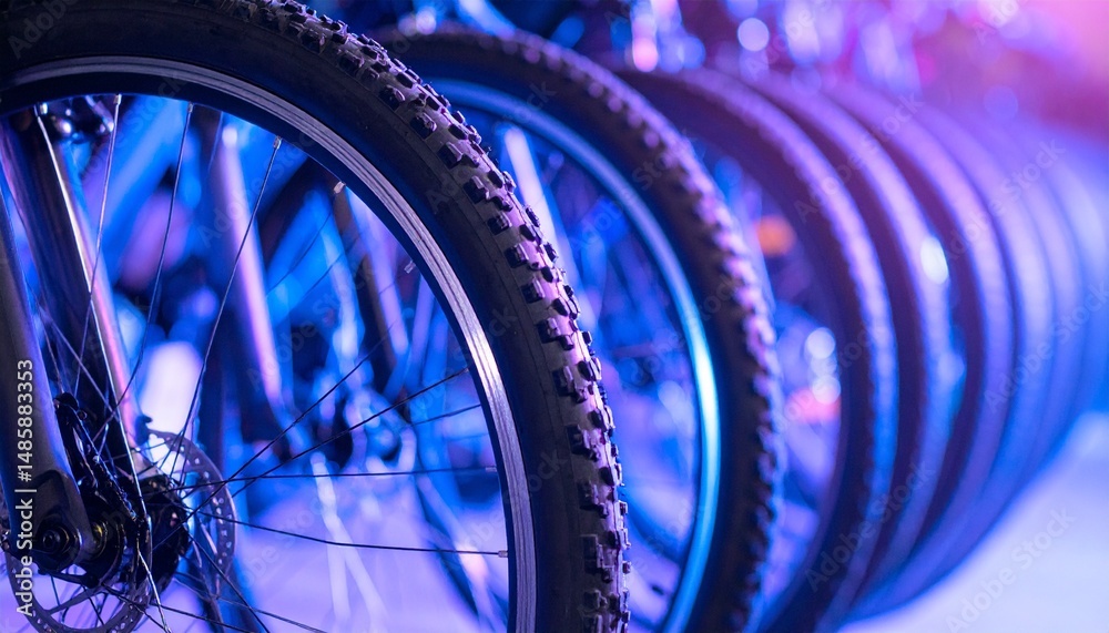 Fototapeta premium 自転車のタイヤ