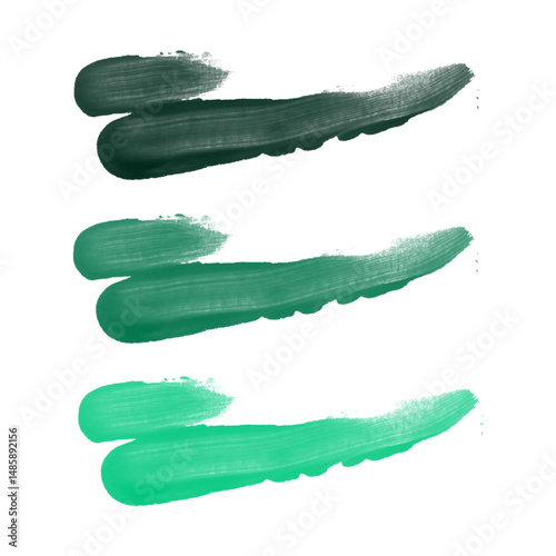 abstract brush with finger splashes vector