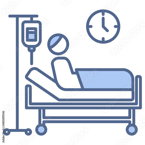 Inpatient Blue Icon
