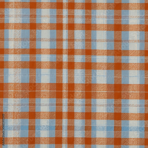 チェック柄の布地