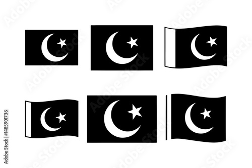 pakistani flag, flag, crescent moon, star, national symbol, pakistani symbol, flag symbol, national flag, nation, unity, religion, symbol, pakistani, monochrome, islamic, muslim, culture, patriotism, 