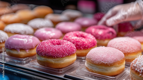 Calgary Stampede Donuts – Colorful Iced and Sugar Coated Sweet Treats Display