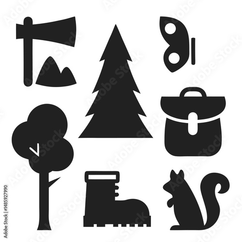 Trail Hiking Essentials Art
