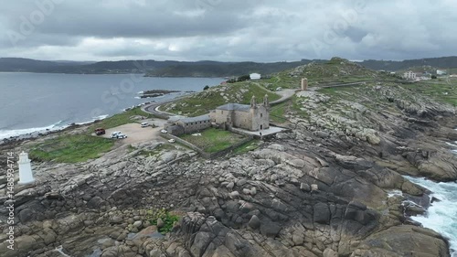 Faro y Santuario de Muxia a vista de Drone