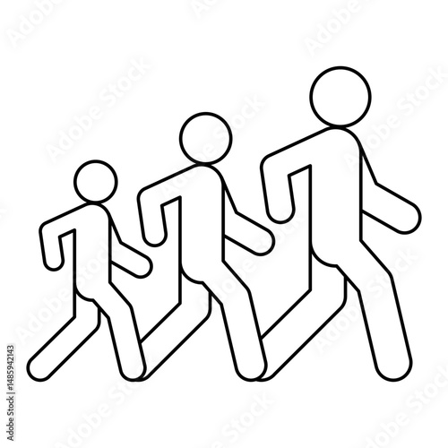 Collective Responsibility. Group of people symbol representing community involvement in ethical AI governance