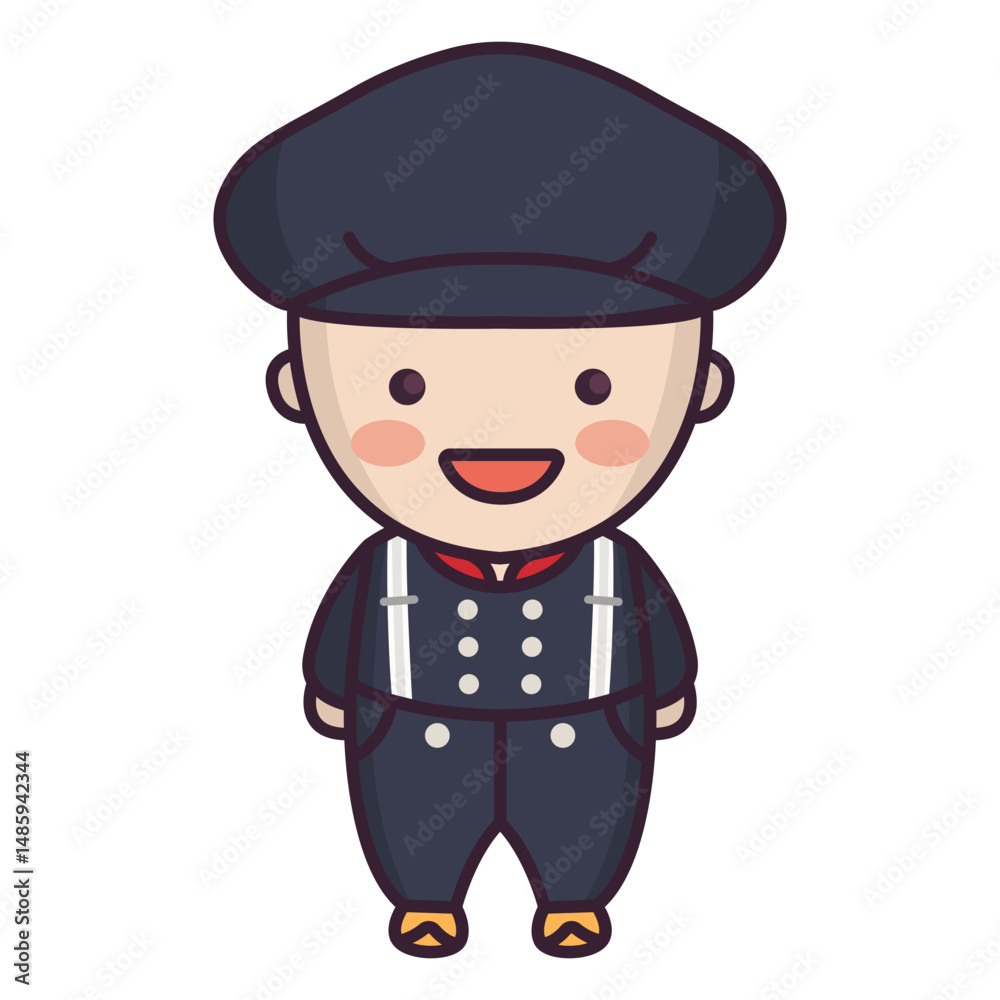 Netherlands dance male cute character Netherlands dance male cute character