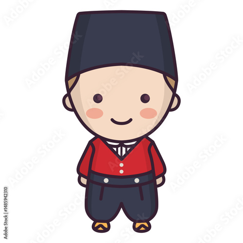 Traditional male netherlands character