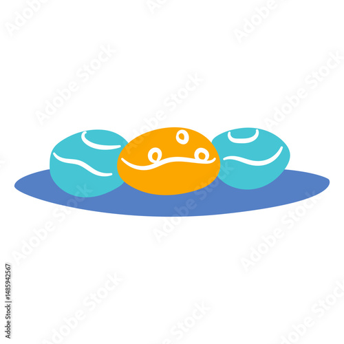 Jelly filled dessert jewish tradition doodle