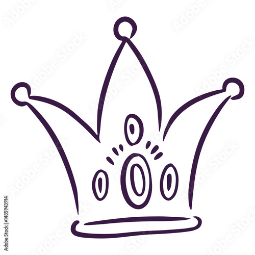 Hand drawn jester hat 