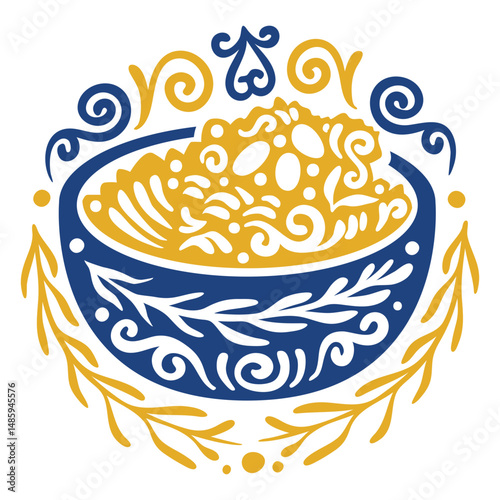 Passover dish decoration