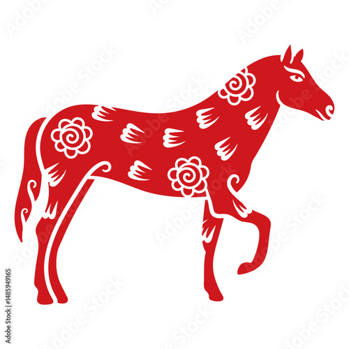 Chinese New Year horse zodiac sign