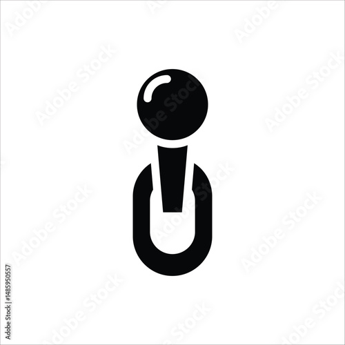 Lever icon. Vector illustration for web design. Isolated on white background.