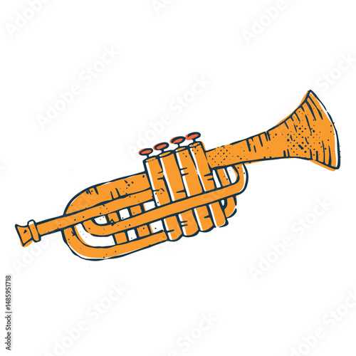 Trumpet to celebrate the Day of the dead