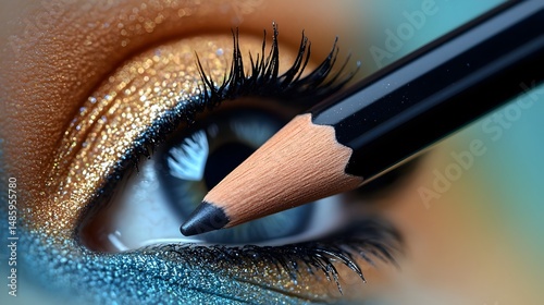 Wallpaper Mural Sharpened Double-Ended Eye Pencil Torontodigital.ca