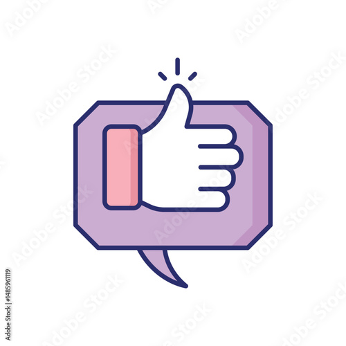 Positive Feedback Vector icon