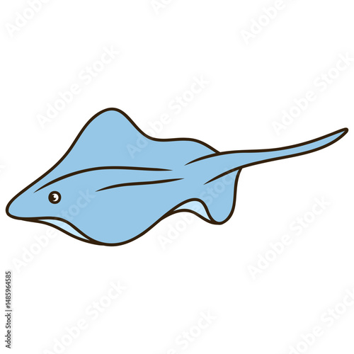 Stingray Fish Illustration