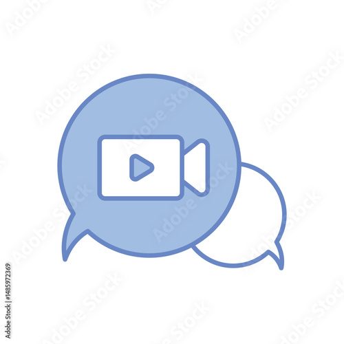 Video Call Vector icon